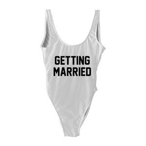Getting married bathing suit